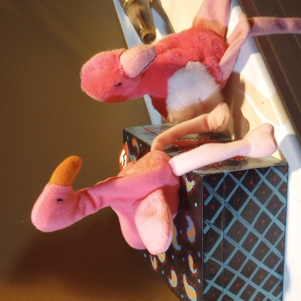 Teenie Beanie Flamingo plus Off Brand Flamingo - Picture 2 of 7